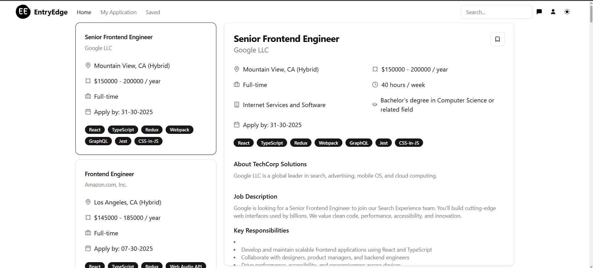 Sibananda Sahu Fullstack Developer - Entryedge 